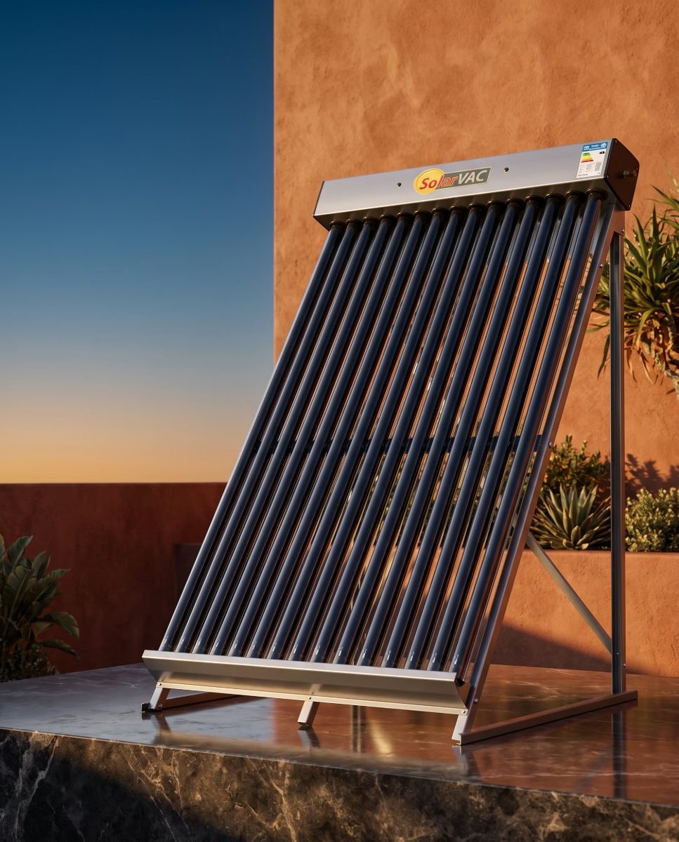 Low-pressure solar collector